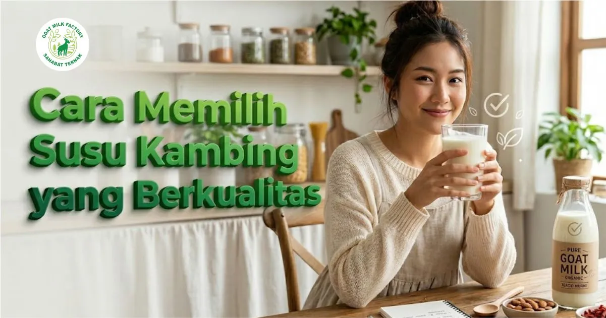 Cara memilih susu kambing yang berkualitas dan aman dikonsumsi