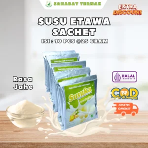 Susu Kambing Bubuk Susuka Sachet Rasa Jahe