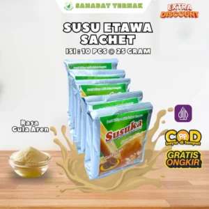 Susu Kambing Bubuk Susuka Sachet Rasa Gula Aren