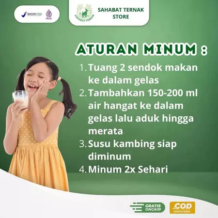 Zulma KIDS Susu Kambing Kemasan 500gr - Image 2