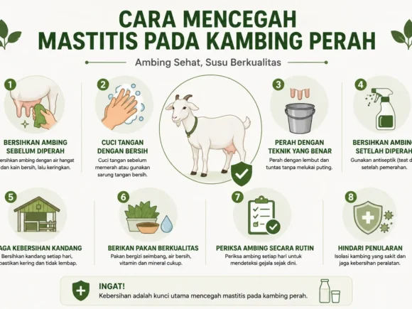 Cara Mencegah Mastitis pada Kambing Perah