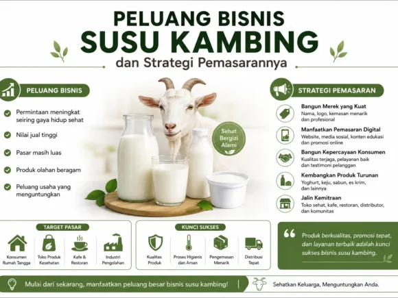 Peluang Bisnis Susu Kambing dan Strategi Pemasarannya